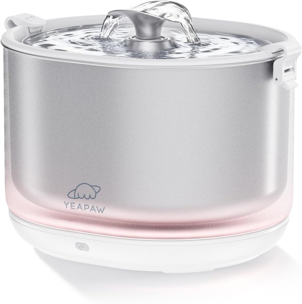 Cat Water Fountain Pumpless Stainless Steel