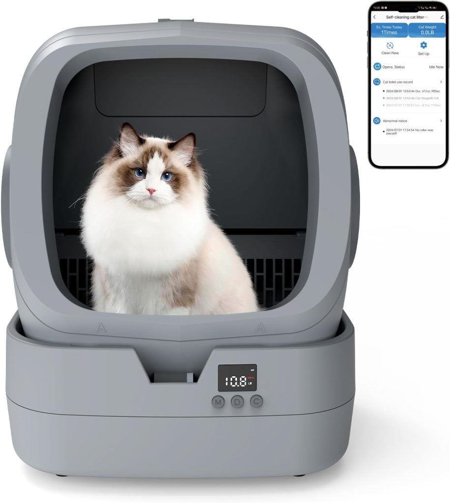 UPFAS Automatic Self-Cleaning Litter Box